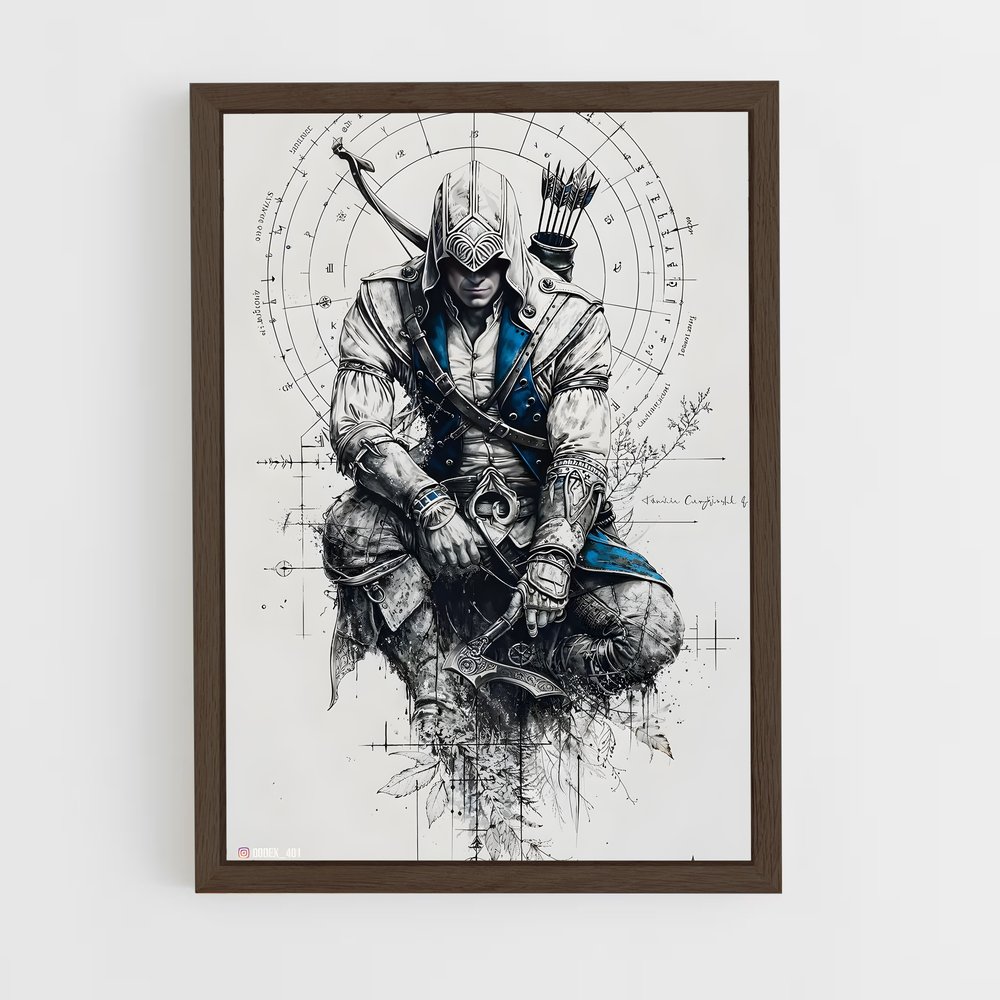 Poster Le Chevalier Errant – affiche Assassin's Creed (vue 5)